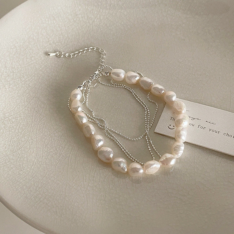 Freshwater Pearl Chain Bracelet