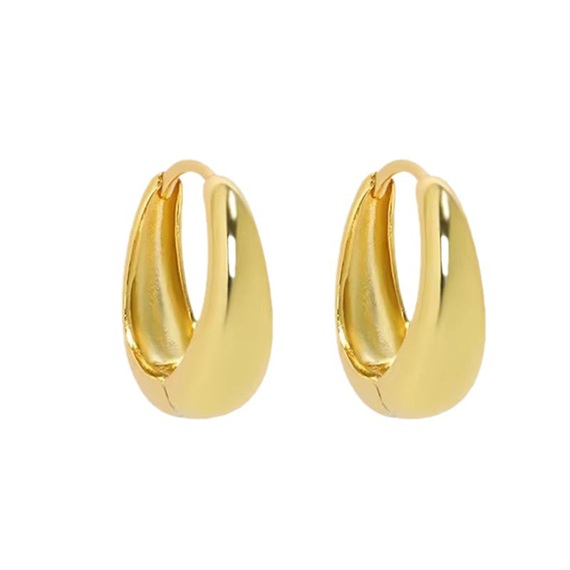 18k gold Vintage Geometric Waterdrop