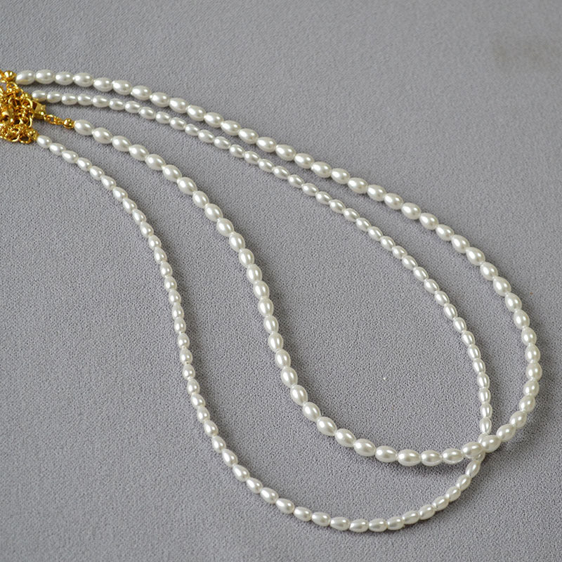 French-style Elegant And Minimalist Pearl Clavicle Necklace