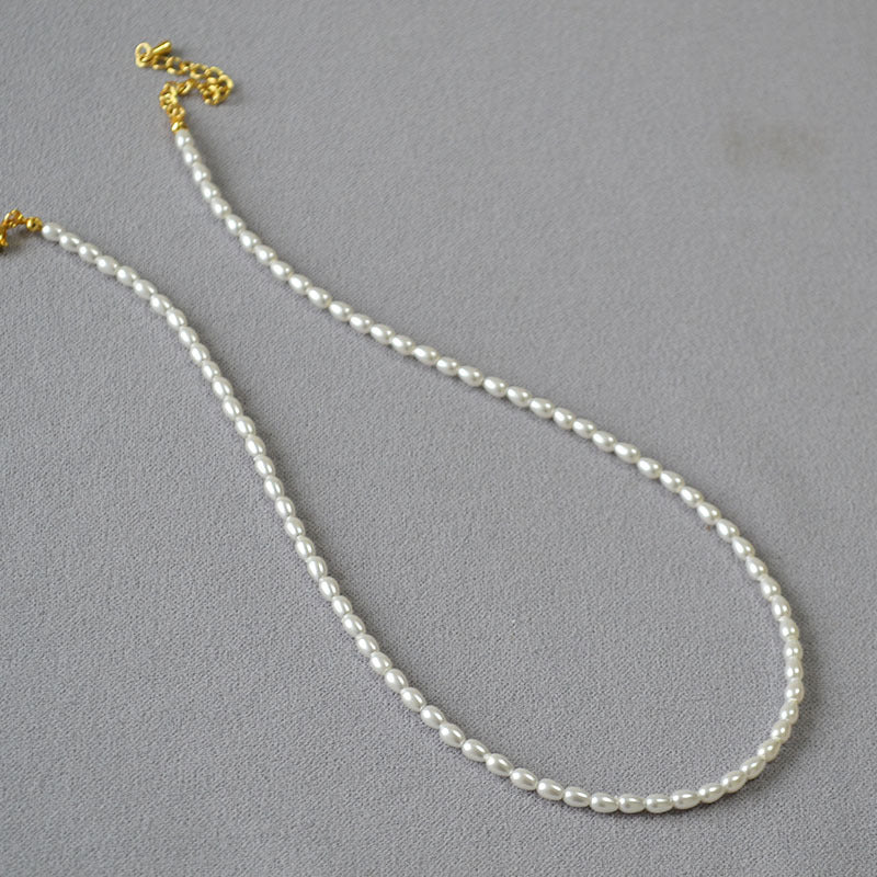 French-style Elegant And Minimalist Pearl Clavicle Necklace