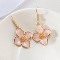 18k Vacation Camellia Earrings Plants Flowers