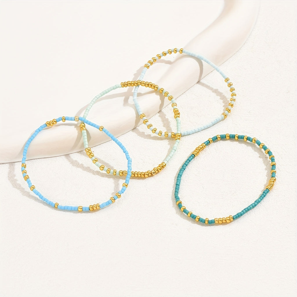 Bohemian Colorful Seed Bead Bracelet