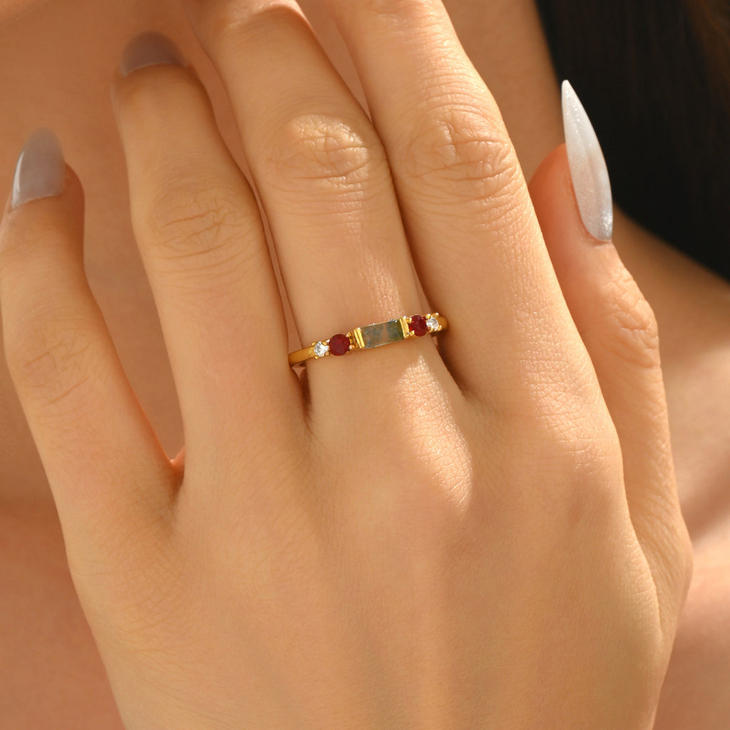 vintage 18k gold ring "The Australia"