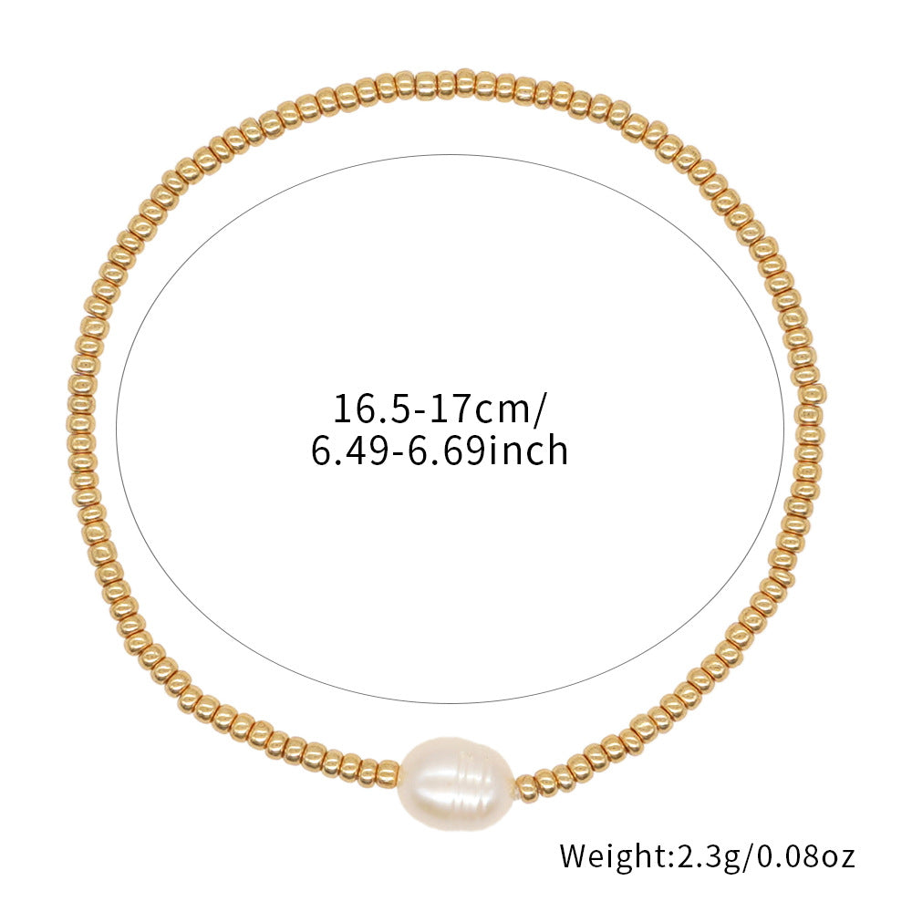 Pear combinations gold bracelets