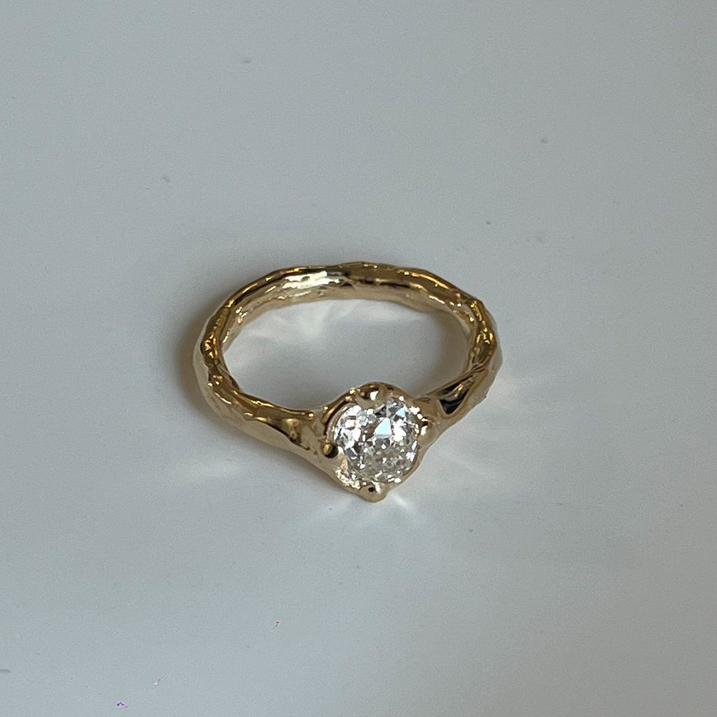 18k gold Vintage diamond ring "ophelia"