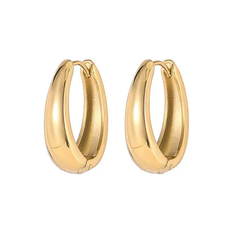 18k gold Vintage Geometric Waterdrop