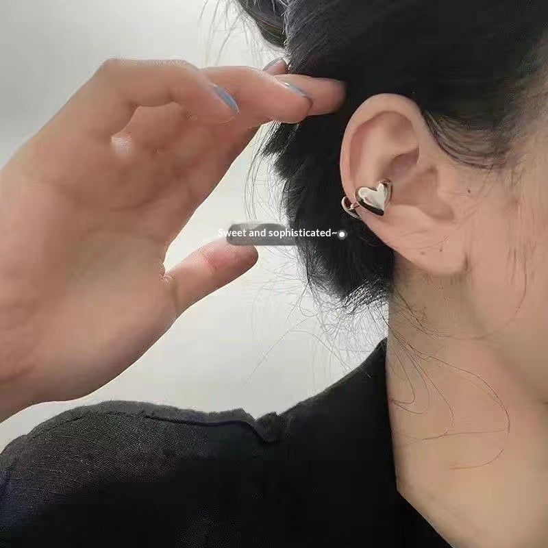 18k Geometric Hollow Metal Earrings