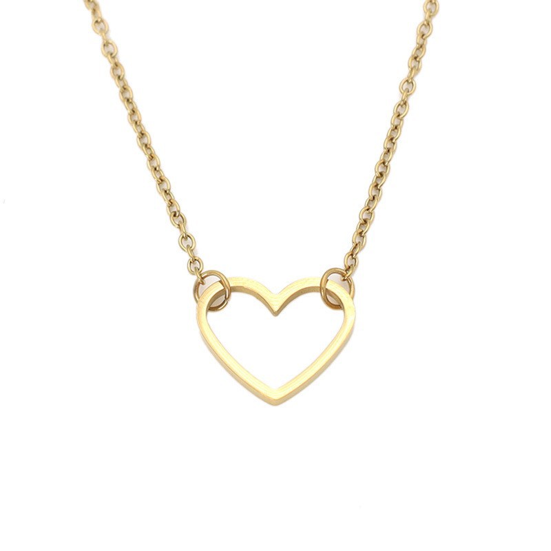 18k Gold Heart Necklace