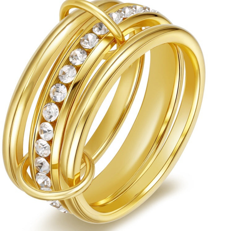 14k gold modern rings