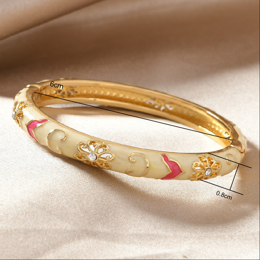 colorfully 18k gold bracelets