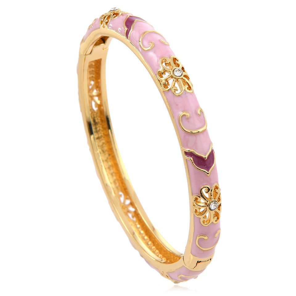 colorfully 18k gold bracelets