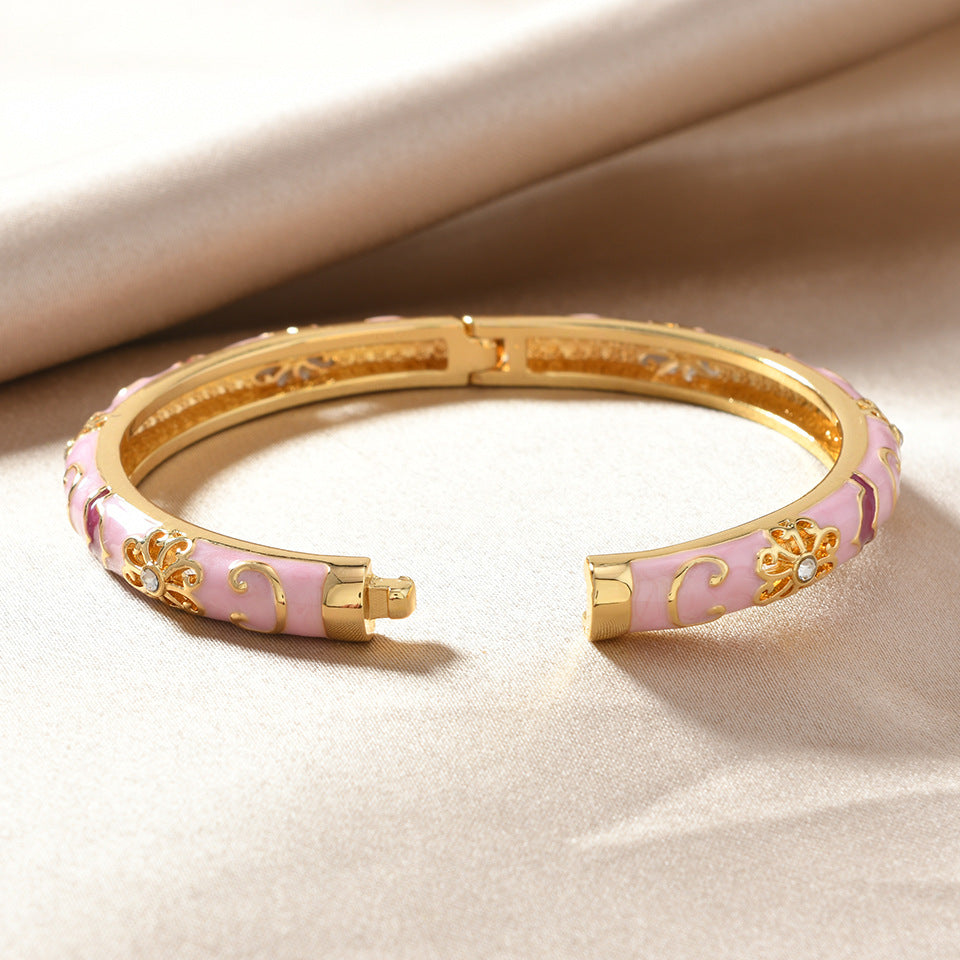 colorfully 18k gold bracelets