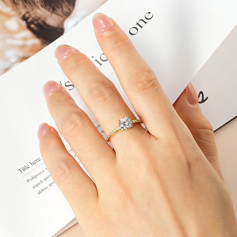 Diamond engagement ring "My girl"