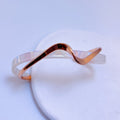 18k gold Panel Curved bracelet