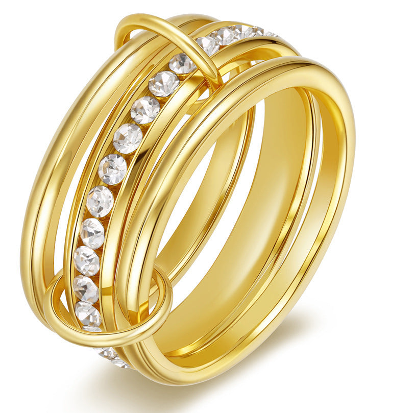 14k gold modern rings