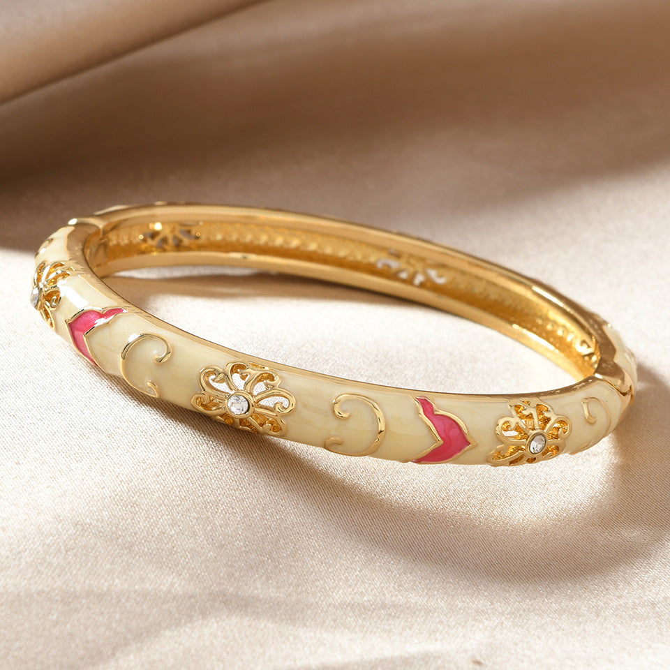 colorfully 18k gold bracelets