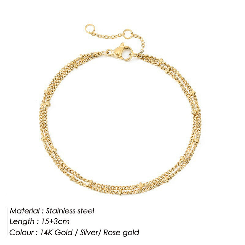Beaded Bracelet 18k gold