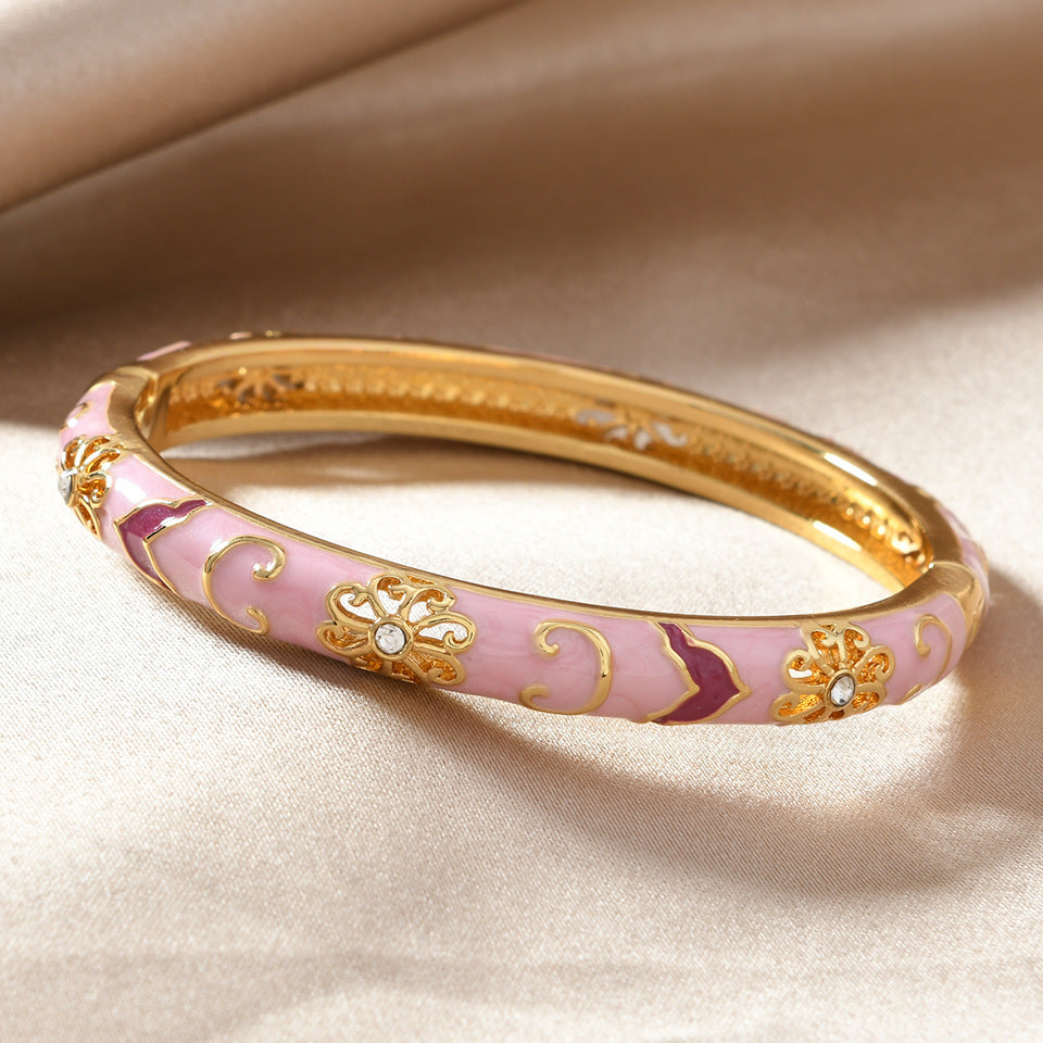 colorfully 18k gold bracelets