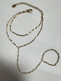 Lip Chain Double-layer Finger Chain