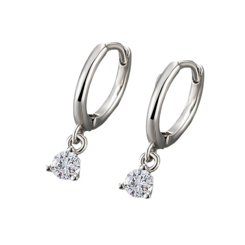 hanging diamond earrings