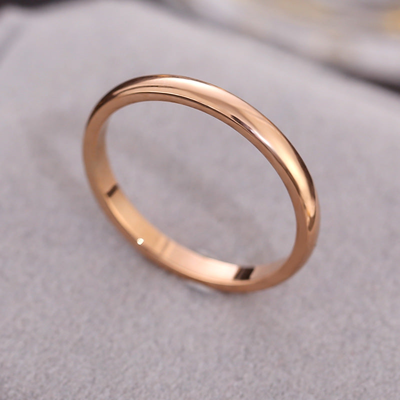 18k Gold-Plated Simple Ring