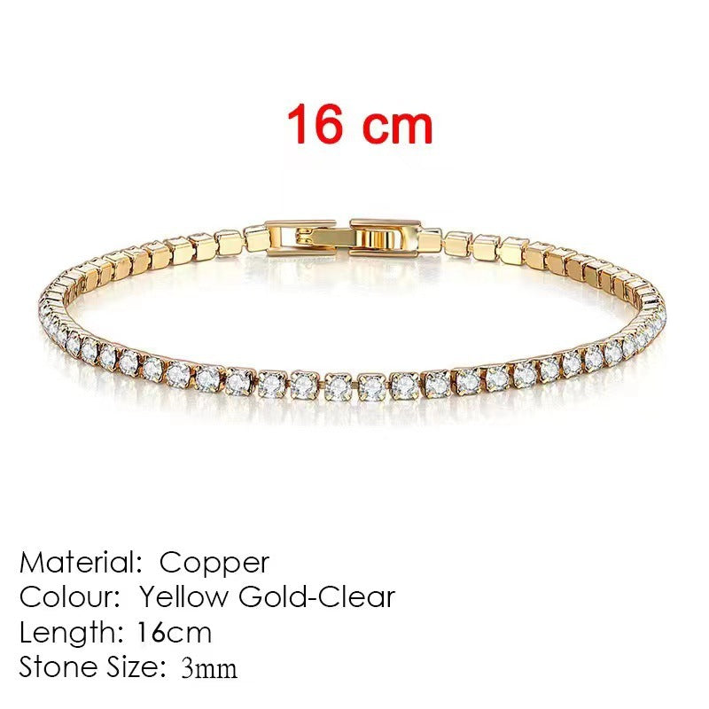 Womens Minimalist diamond Luxury Bracelet