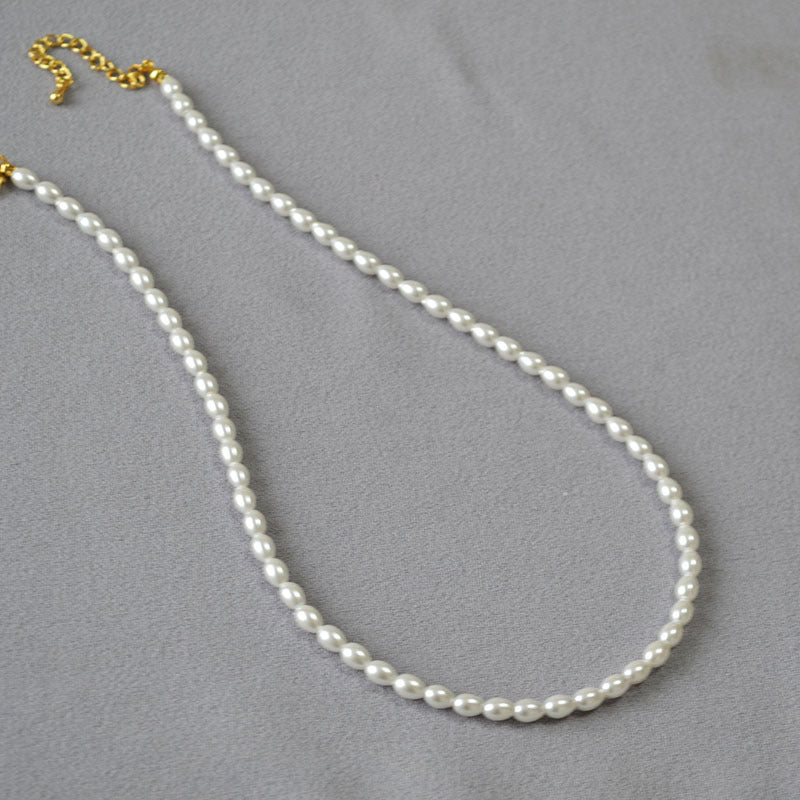 French-style Elegant And Minimalist Pearl Clavicle Necklace