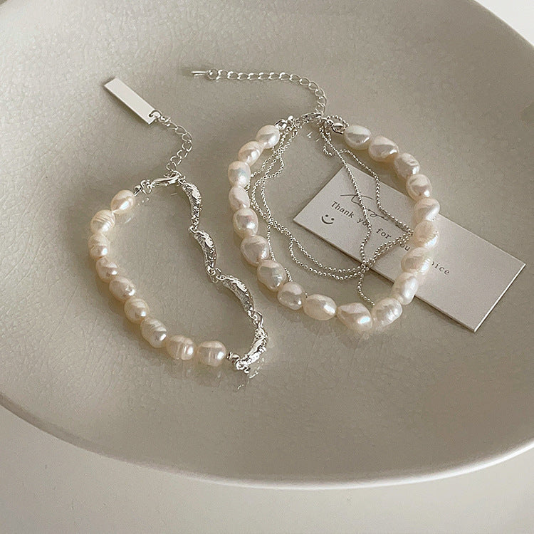 Freshwater Pearl Chain Bracelet