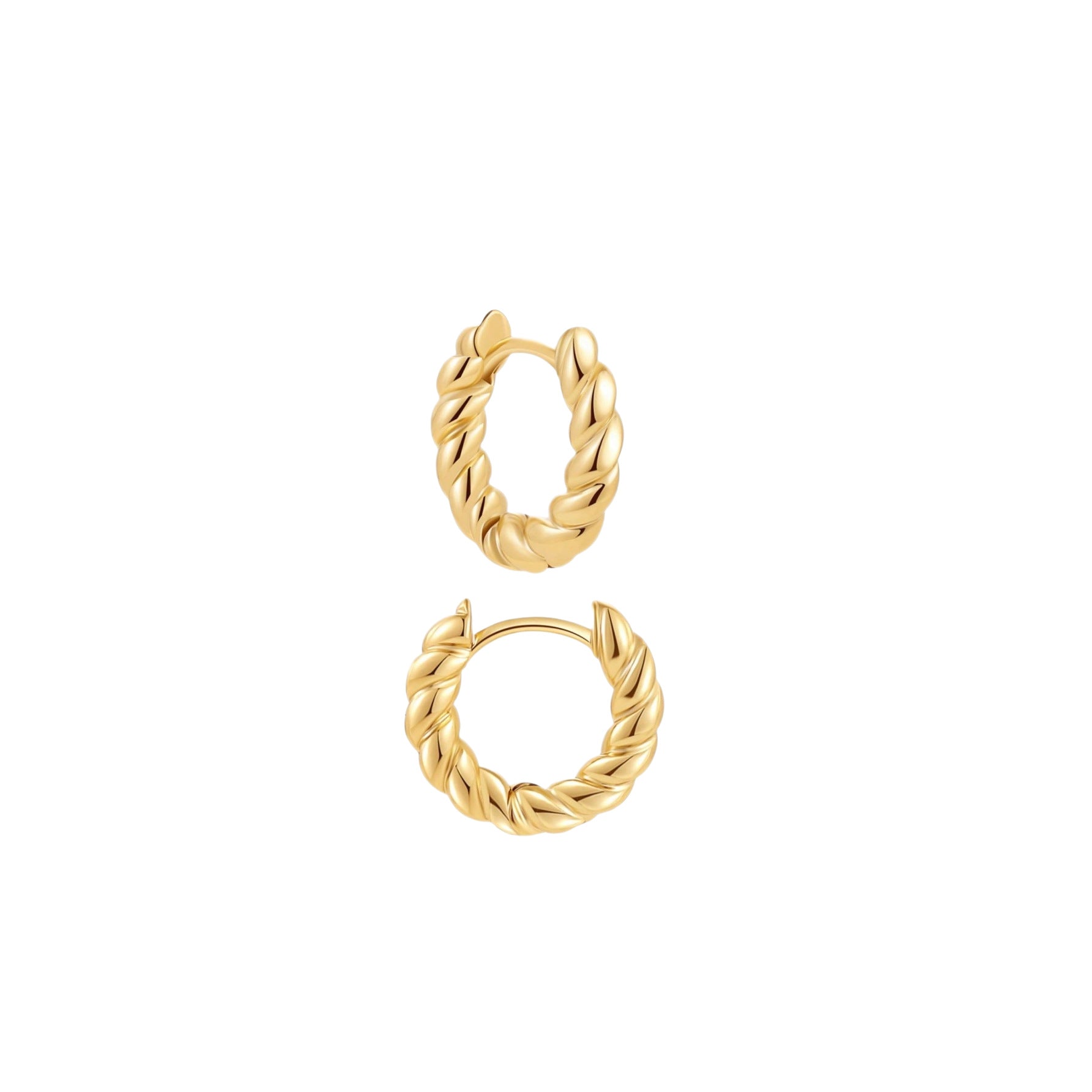 18k gold twisted-Thread Earrings