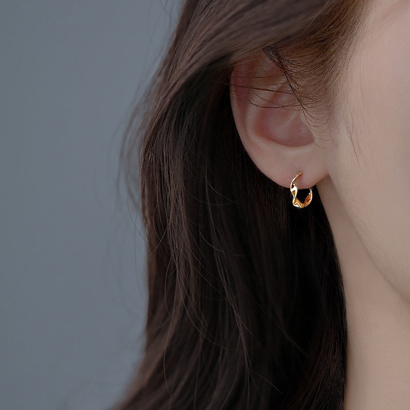 elegant spiral earrings