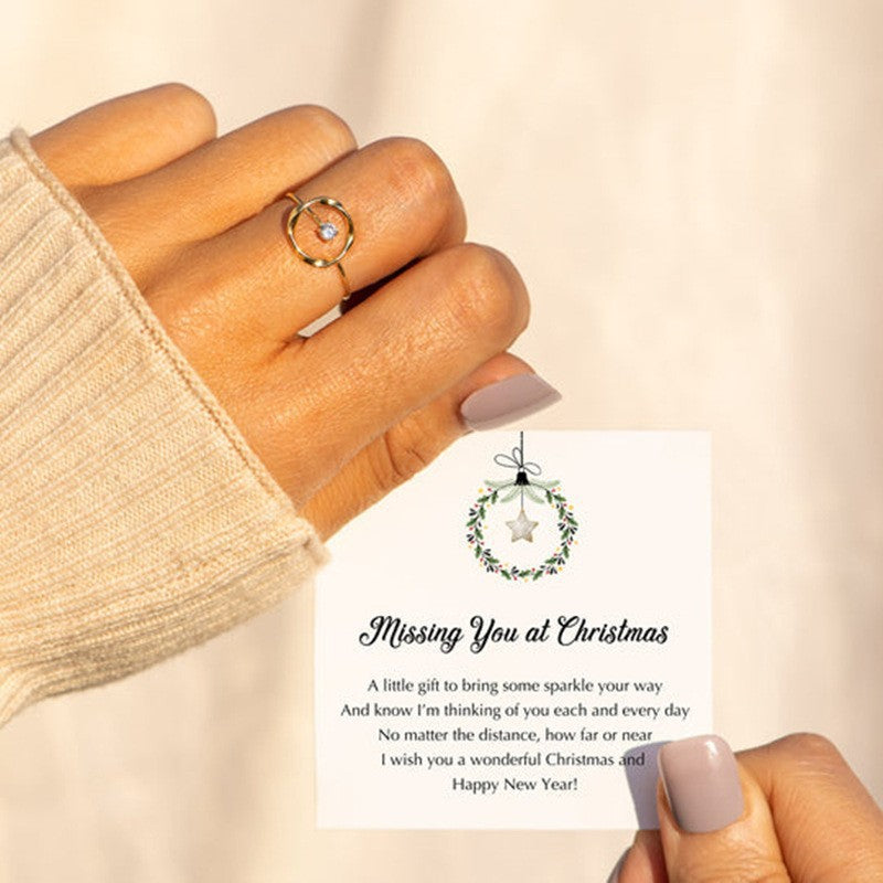 Round cut pearl ring "The orbit"