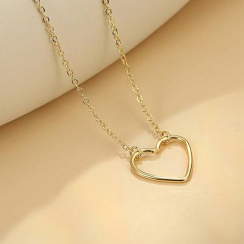 18k Gold Heart Necklace