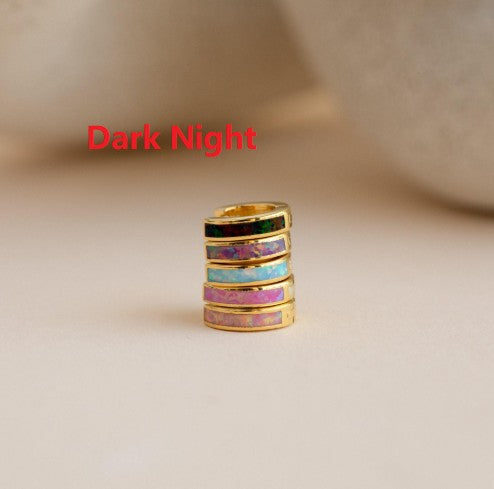 18k gold opal Patch earrings